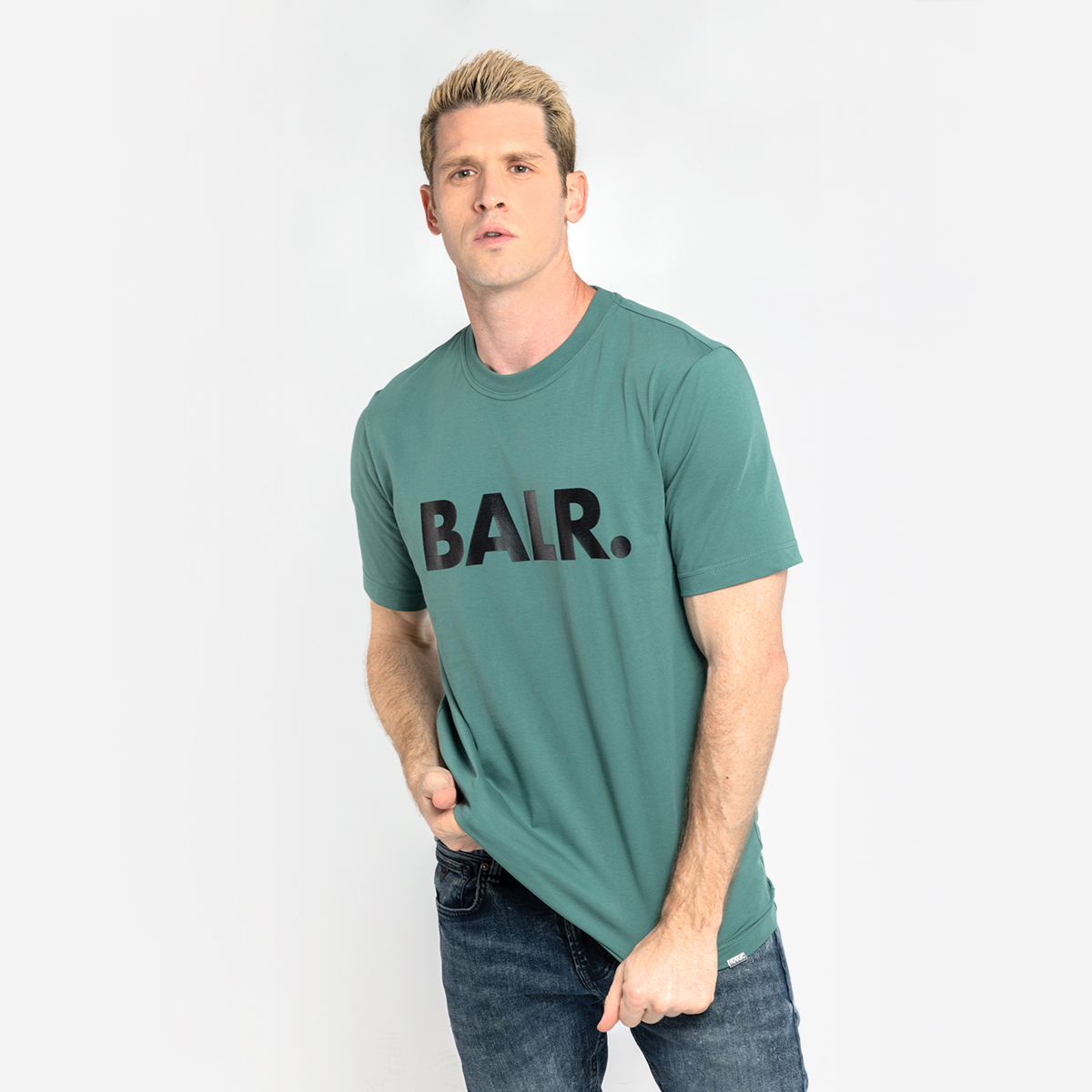 Buy Brand Straight T Shirt Green Online in Kuwait Boutiqaat