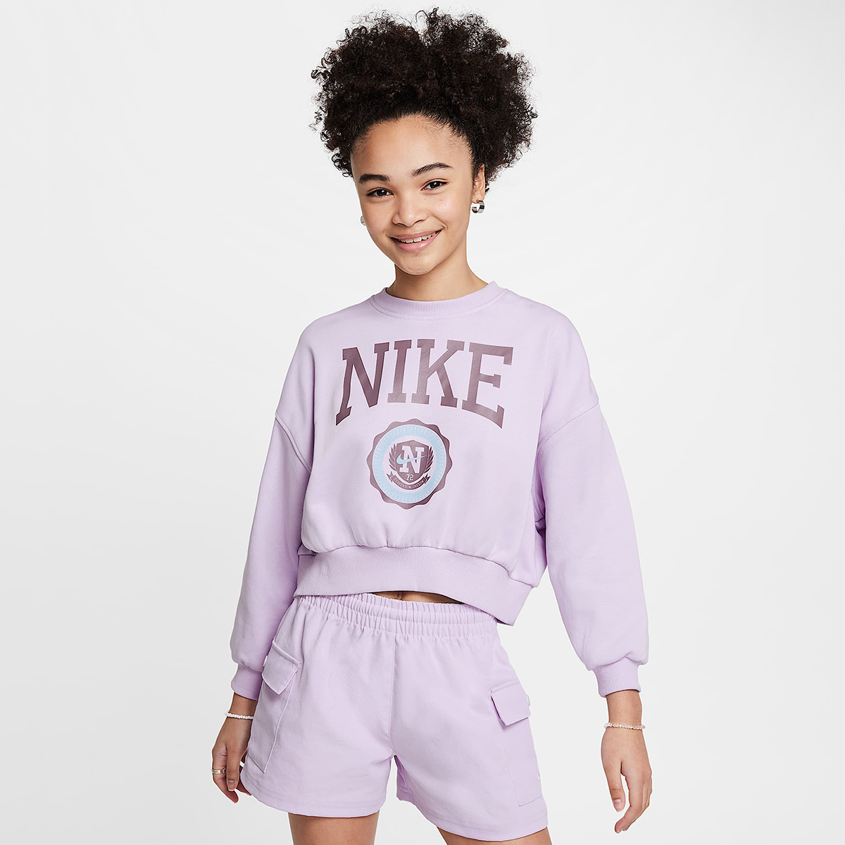 nike crewneck sweatshirt purple
