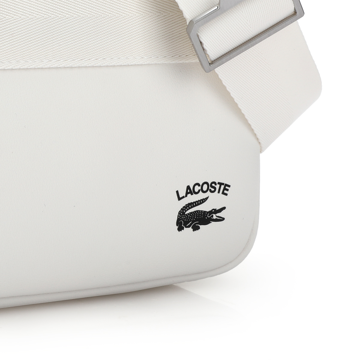 Lacoste white sling discount bag