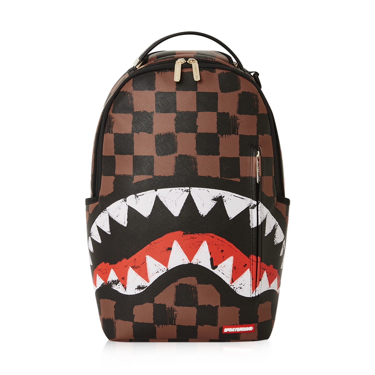 Buy Sharks In Paris Paint Backpack - Brown Online in Bahrain | Boutiqaat