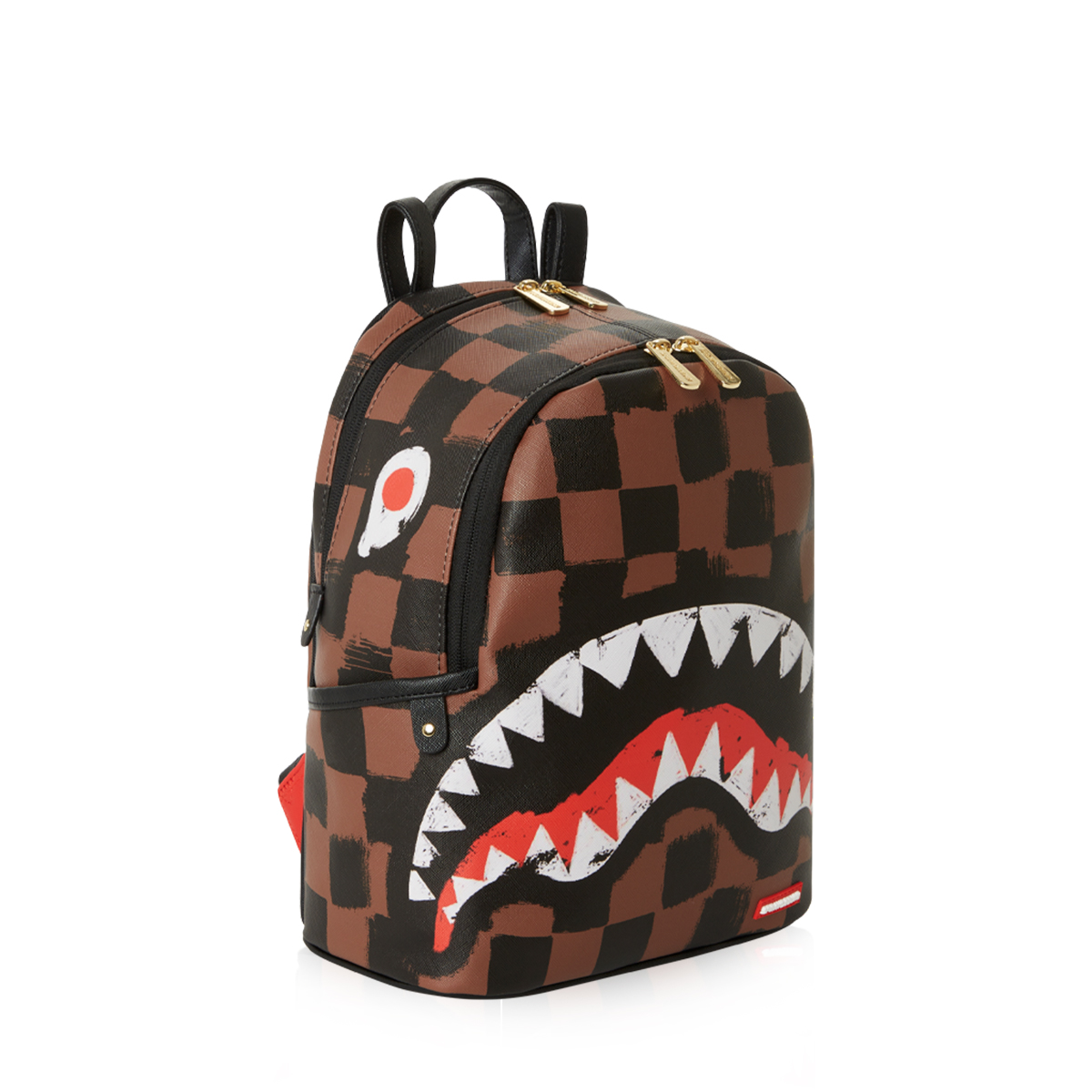 SPRAYGROUND mini shark backpack in Paris savage, brown, One size