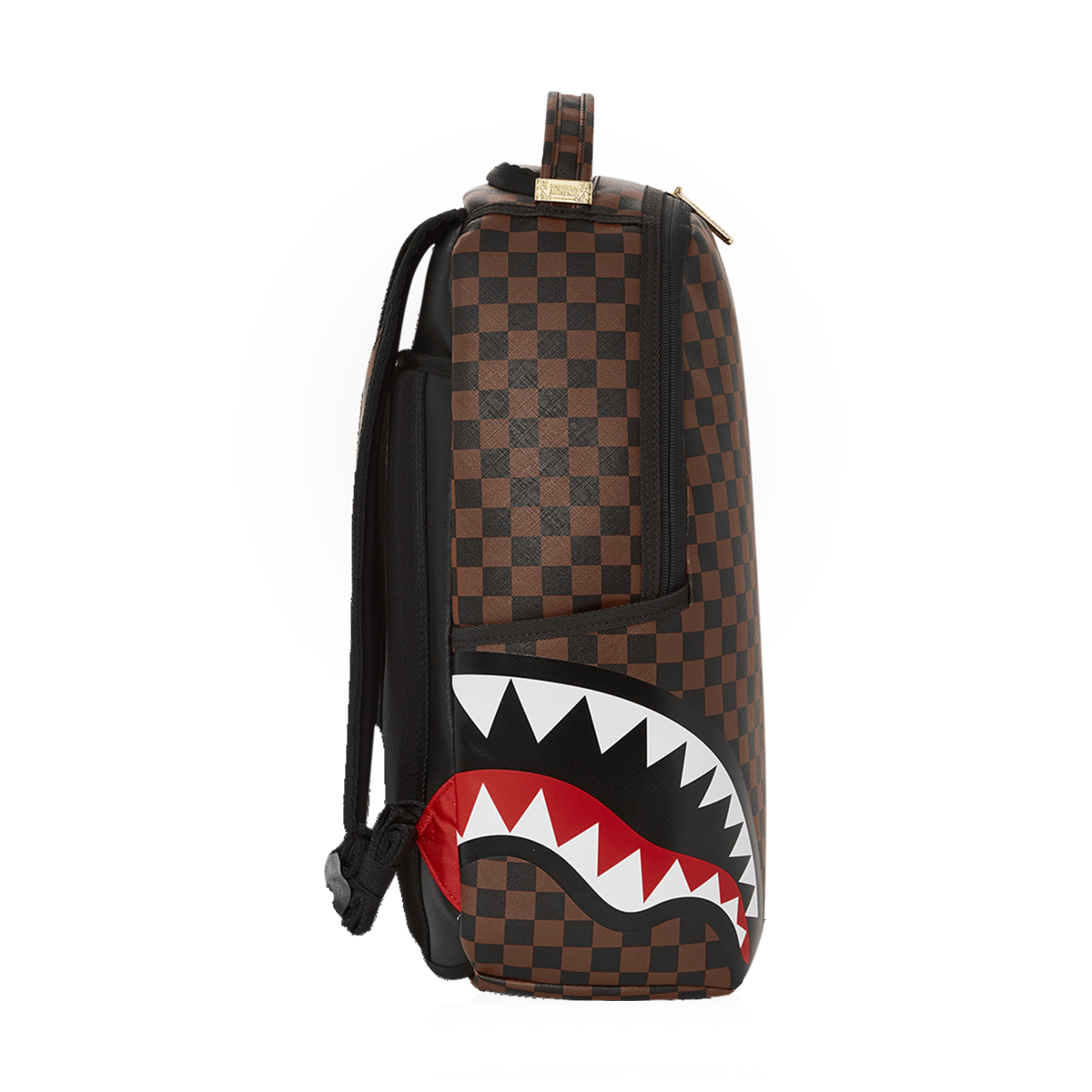 Buy Sip Side Sharks Backpack - Brown Online in United Arab