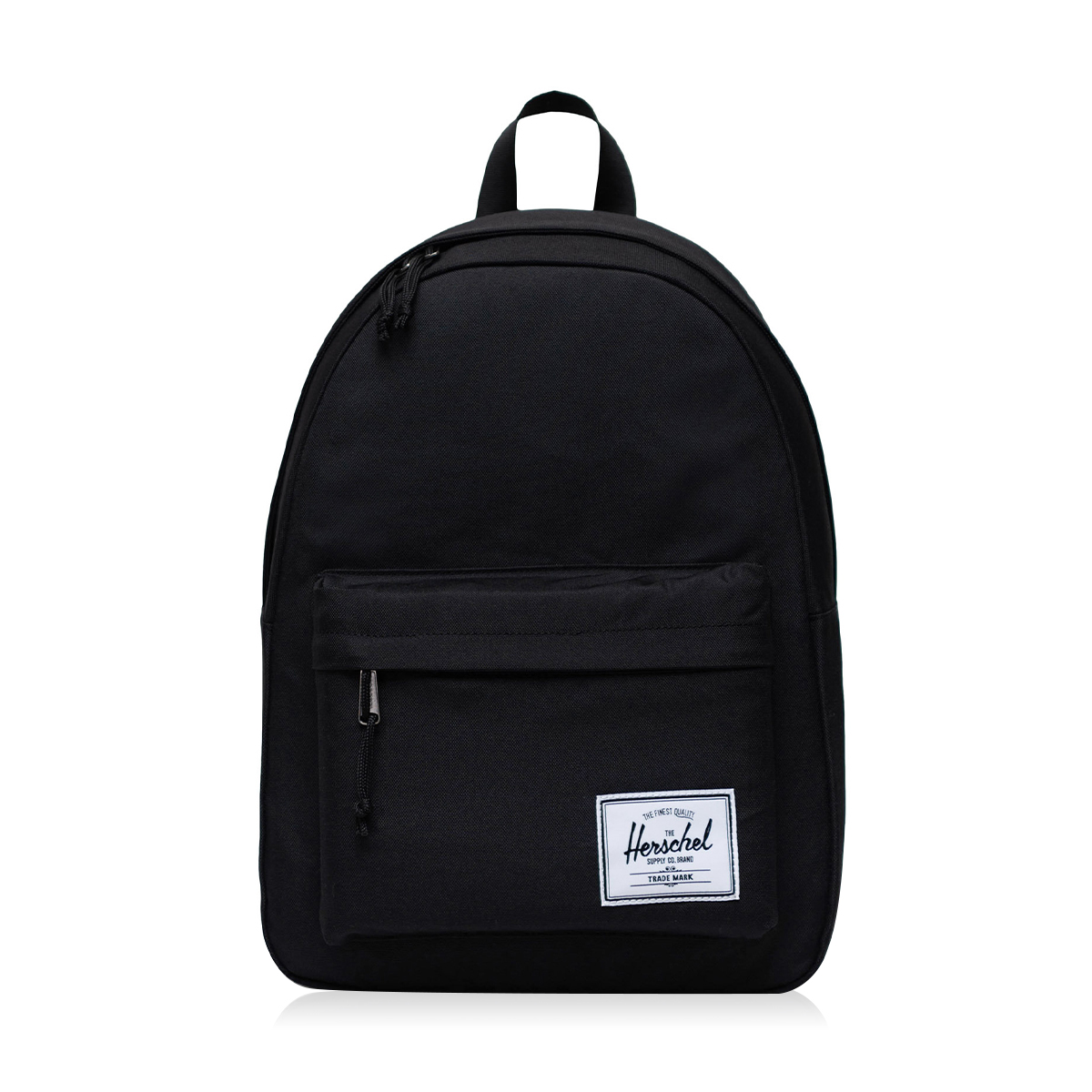 Branded black backpack best sale