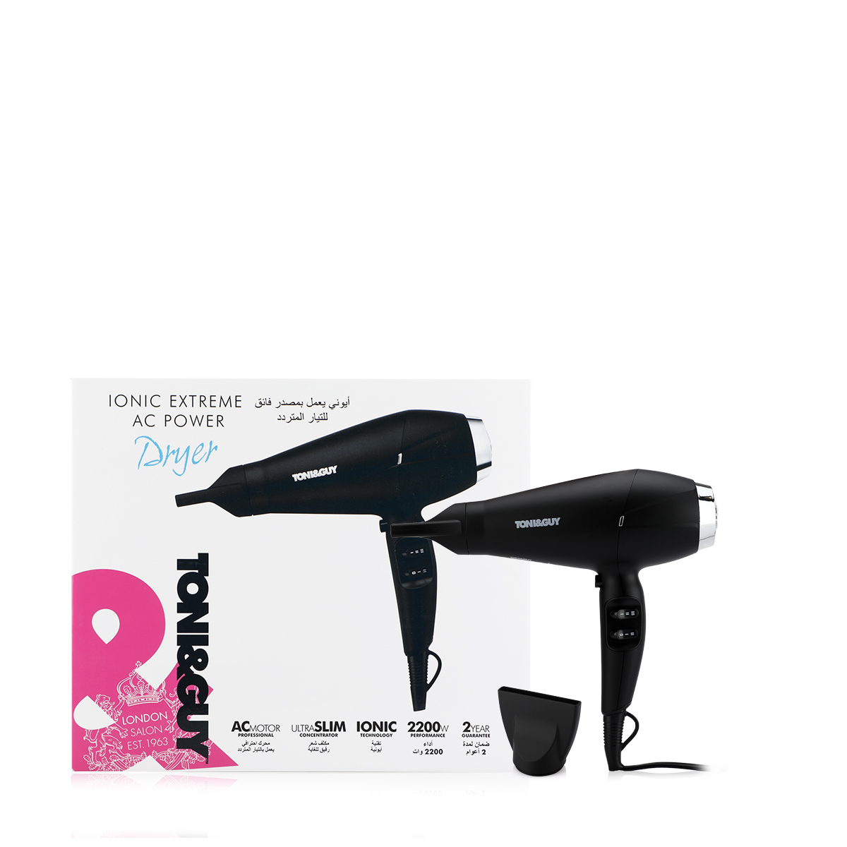 Buy Ionic Extreme AC Power Hair Dryer 2200W - Black Online in Bahrain |  Boutiqaat