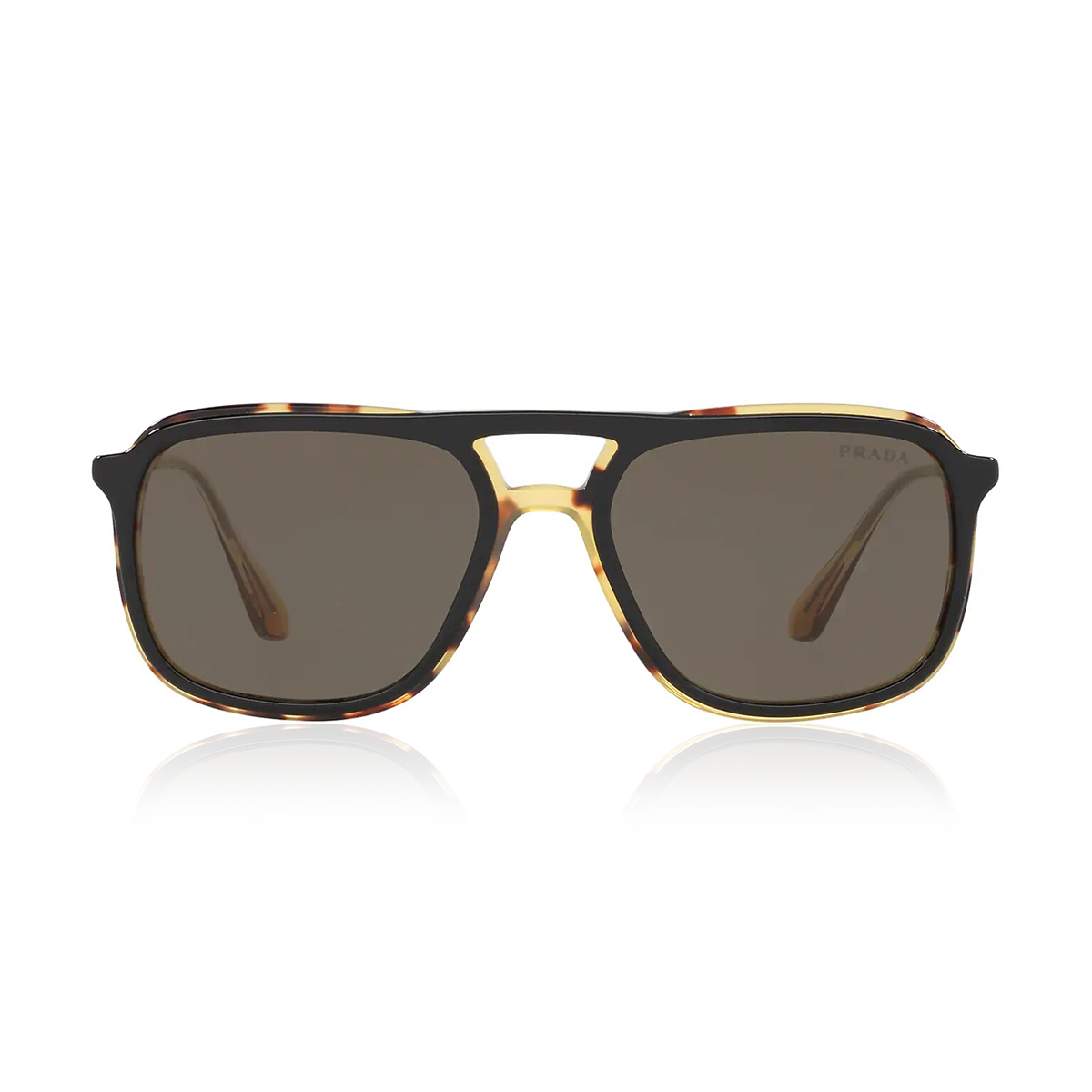 Buy PR 06VS Rectangular Brown & Black/Havana Sunglasses Online in Saudi  Arabia | Boutiqaat