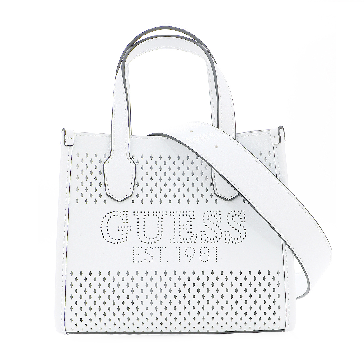 Shop GUESS Online Katey Perf Mini Tote