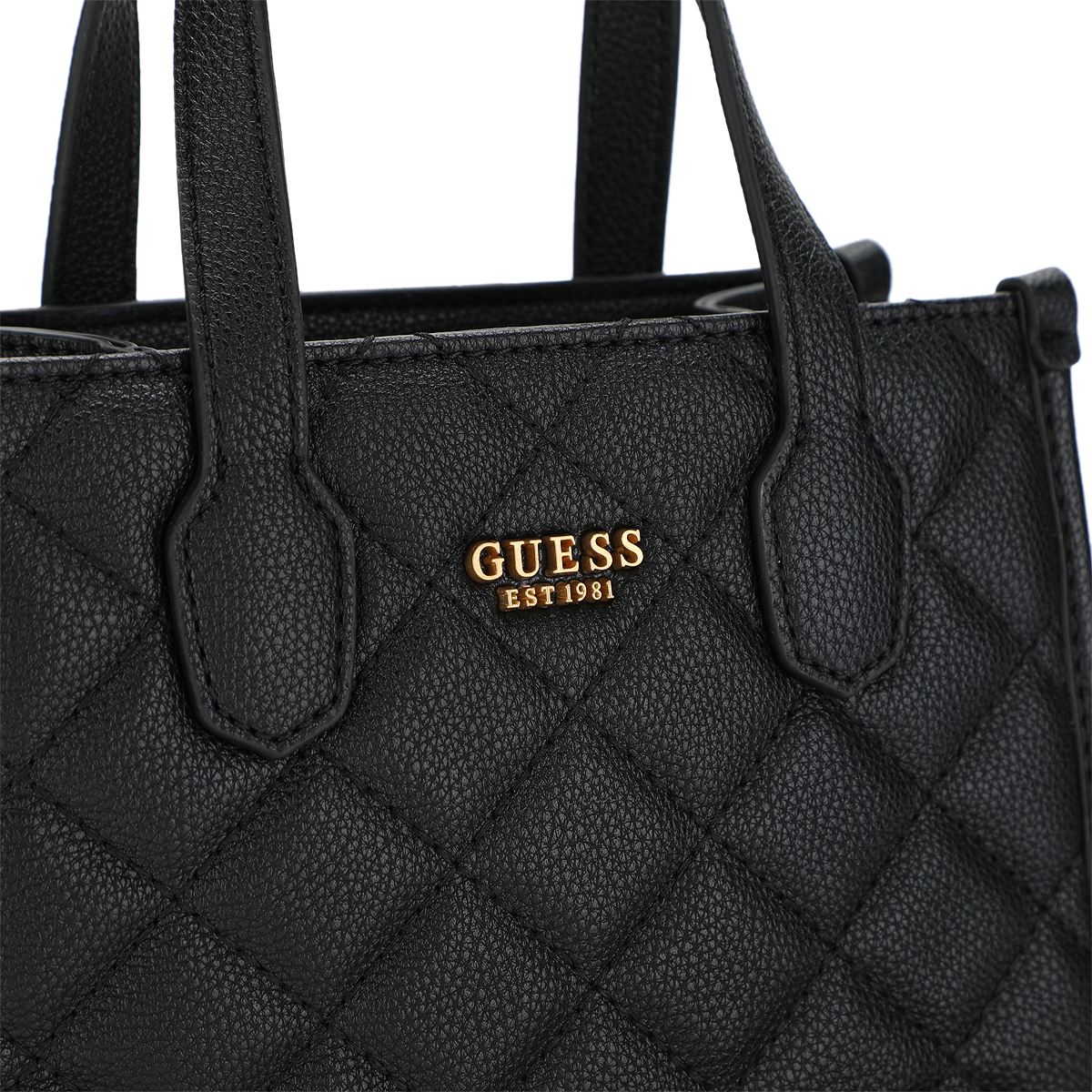  GUESS Silvana 2 Compartment Mini Tote, Black : Clothing, Shoes  & Jewelry