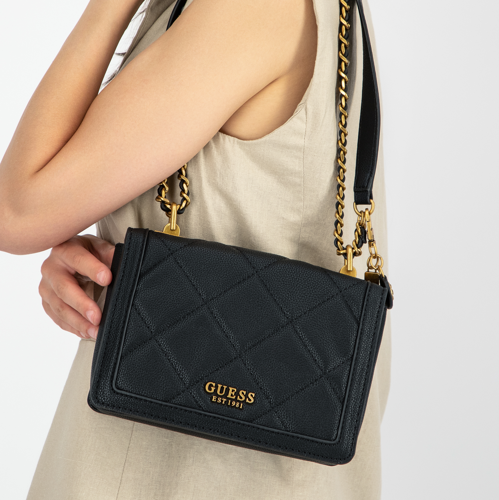 Buy Abey Convertible Crossbody Bag - Black Online in Kuwait