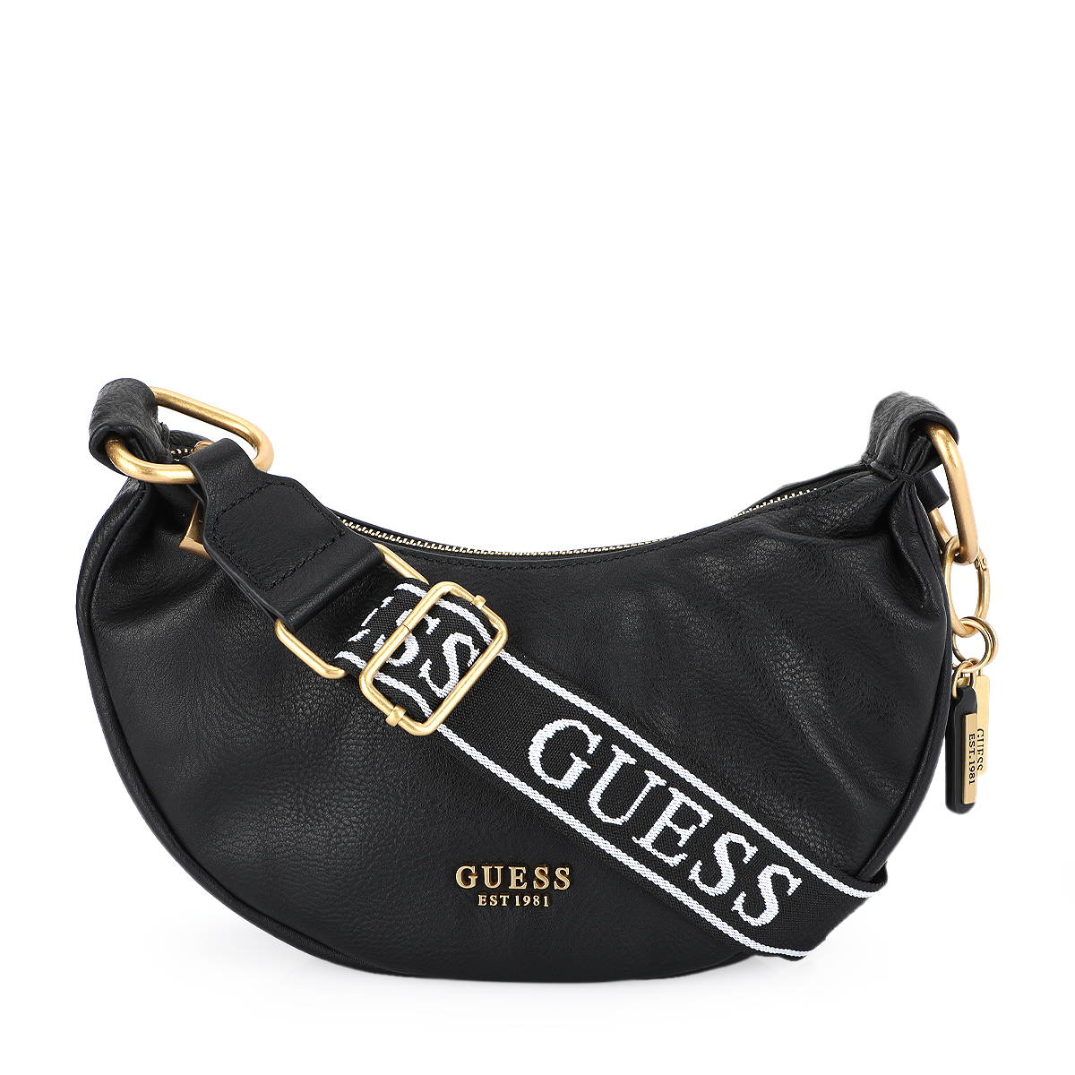 GUESS Natalya Small Faux Leather Hobo Bag - Macy's