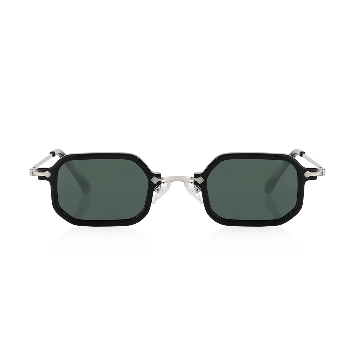 Buy Rectangular G15 & Shining Black Sunglasses Online in Kuwait Boutiqaat