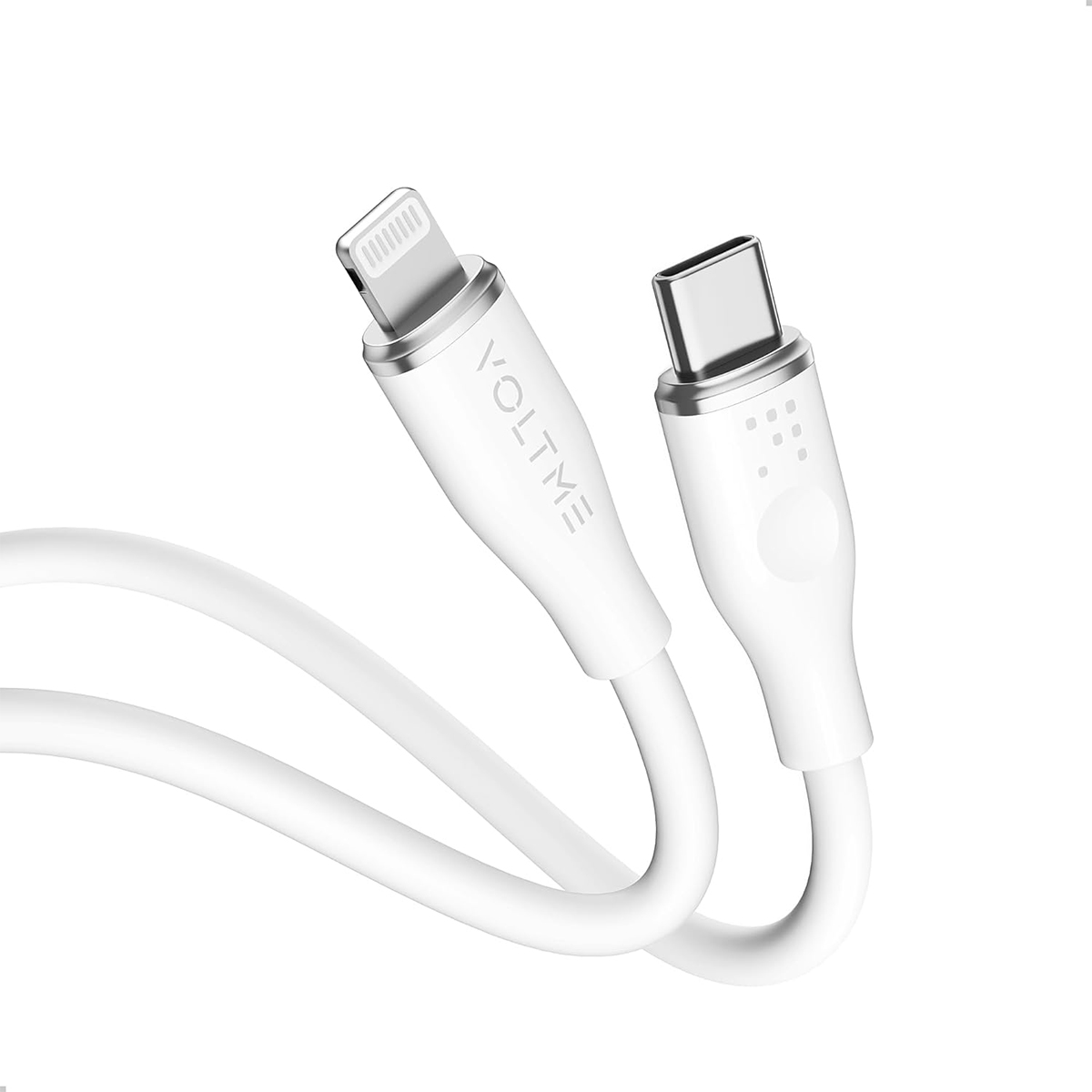 Buy Liquid Silicon Cable USB-C to Lightning 3A (1.2m) - White Online in  Kuwait