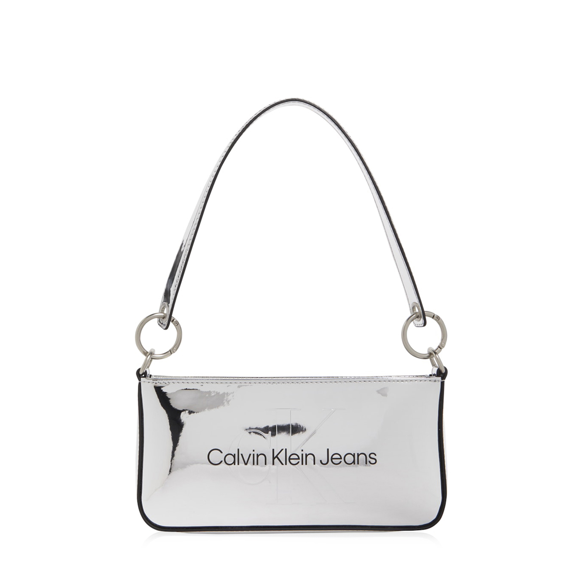 Calvin klein sales silver handbag