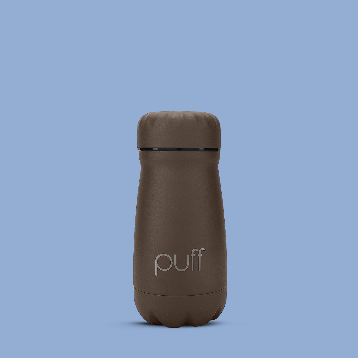 Matte Chocolate Brown Widemouth Bottle - 350ml