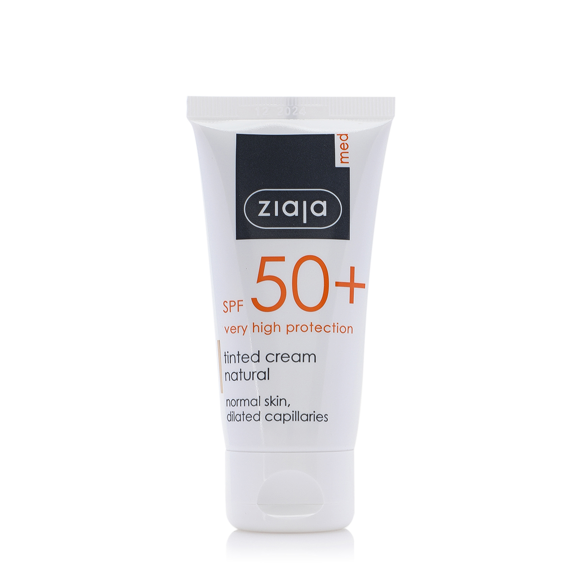 ziaja tinted cream natural spf 50