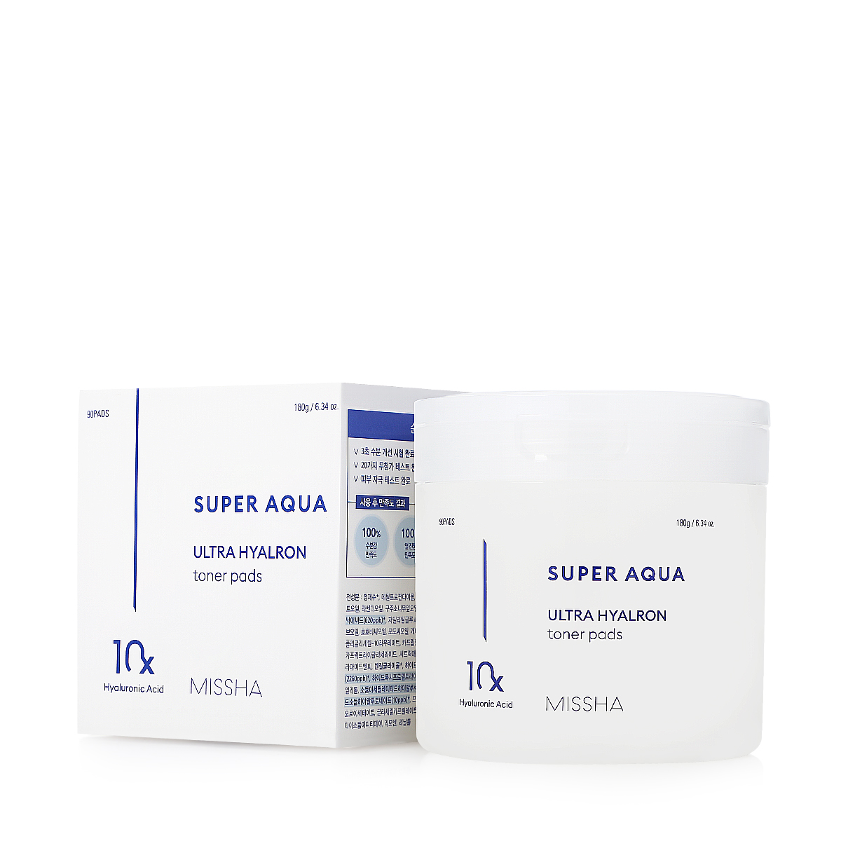 Super Aqua Ultra Hyalron Toner Pads (80 pcs) – Missha. ABLE CNC US Inc