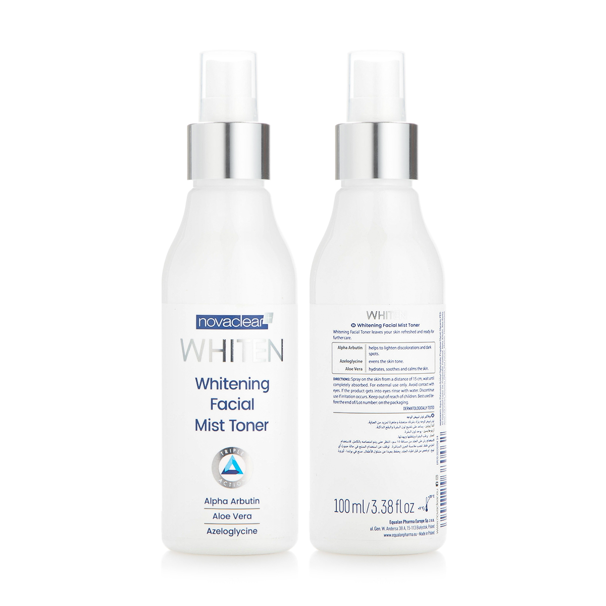 Buy Whitening And Hydrating Body Toner - 400ml Online in Kuwait