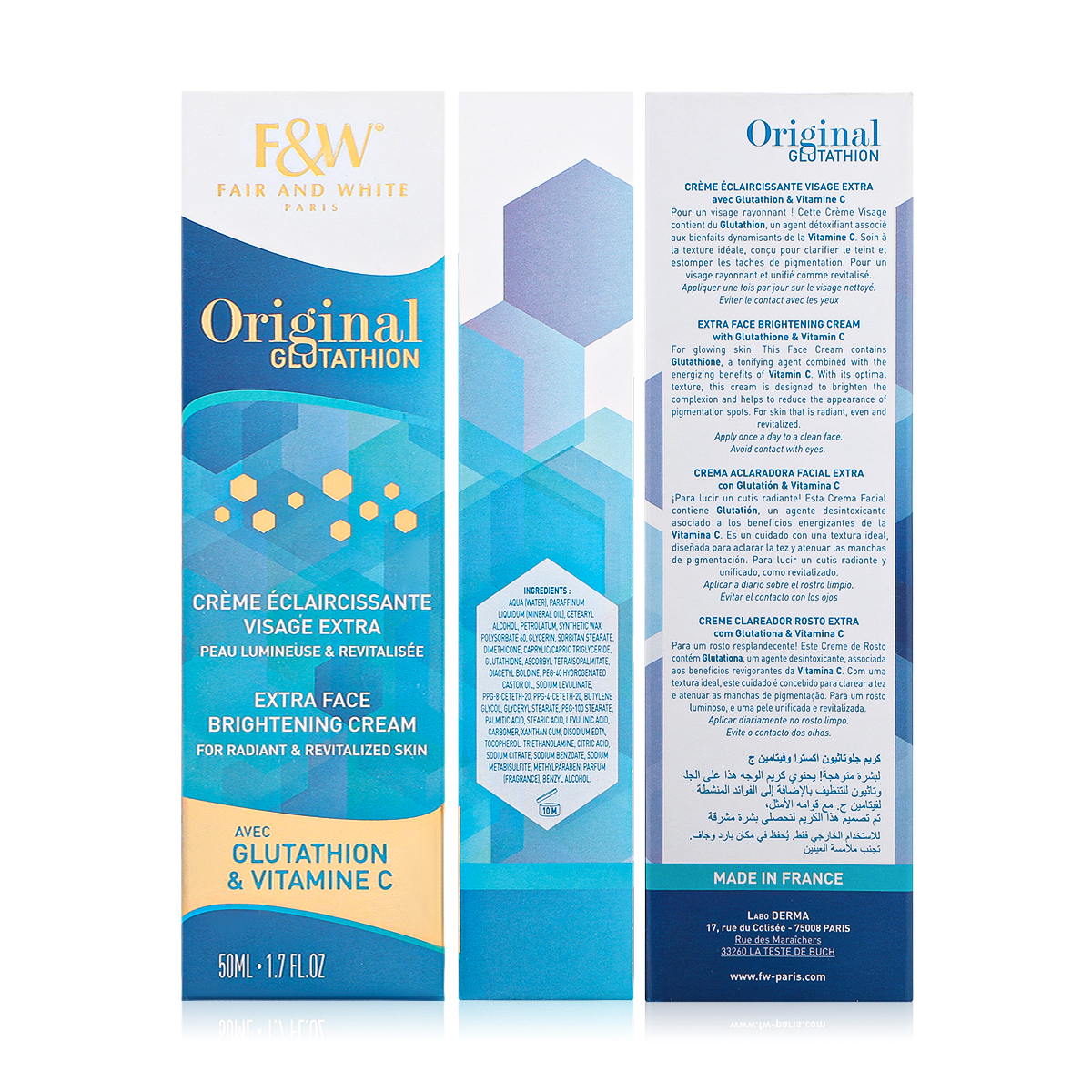 Buy Original Glutathione Face Cream - 50ml Online for Men in Kuwait