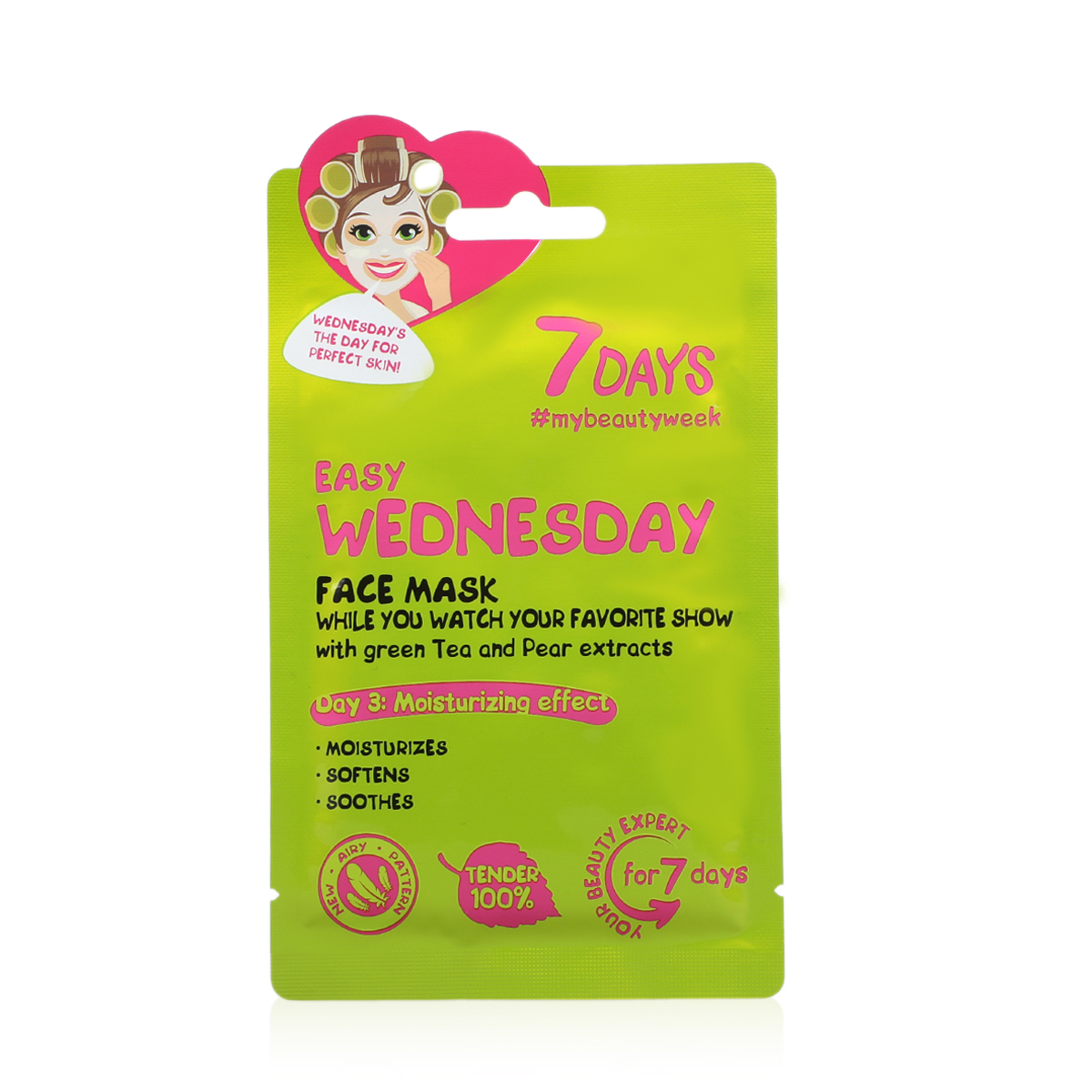 Buy Face Mask Easy Wednesday with Green Tea and Pear - 28g Online in ...