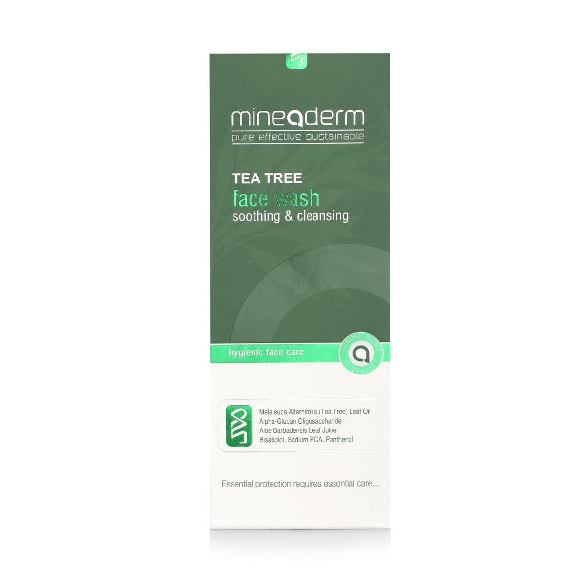 mineaderm tea tree face wash